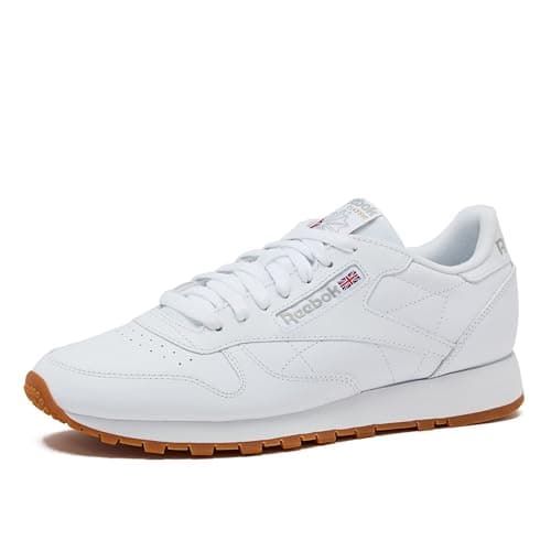 Reebok Mens Classic Leather Sneaker, FTWR White/Pure Grey 3/reebok Rubber Gum-02, 7.5 Women/6 Men US