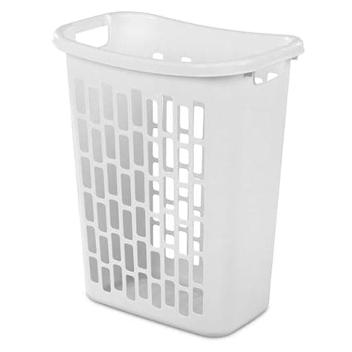 VVloop Rectangular Open Hamper – White, Durable and Spacious Laundry Basket