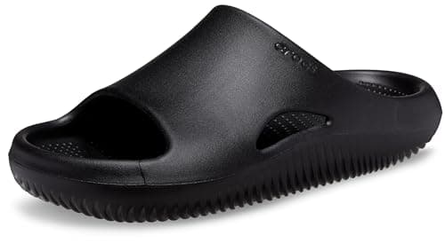 Crocs Unisex-Adult Mellow Recovery Slides, Black, 12 Men/14 Women