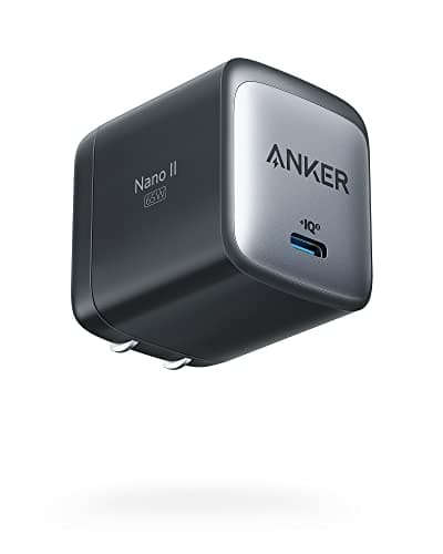 Chargeur USB C Anker, chargeur 715 (Nano II 65W), chargeur pliable compact rapide GaN II PPS pour MacBook Pro/Air, Galaxy S20/S10, Dell, Note 20/10+,...