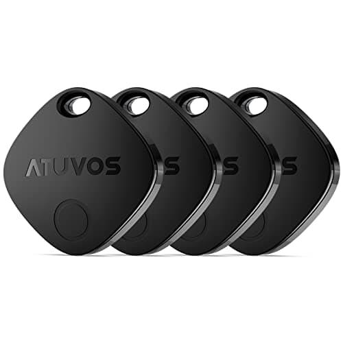 Moitié prix | ATUVOS Air Tracker Tag 4 Pack, Smart Key Finder bagages Tracker compatible avec Apple Find My (iOS uniquement,...