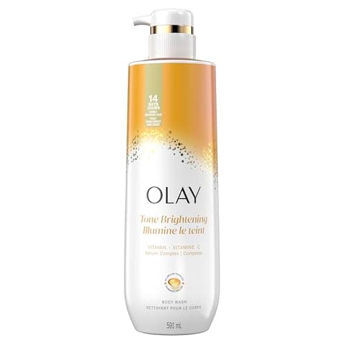 Nettoyant pour le corps éclaircissant Olay Tone avec complexe de sérum de vitamine C et BHA, 591 ml