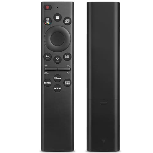 Télécommande universelle pour tous les téléviseurs Samsung LED QLED UHD SUHD HDR LCD HDTV 4K 8K Smart TV incurvés solaires, avec 4 boutons de raccourci populaires
