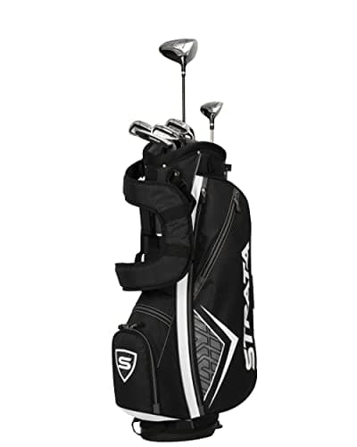 Callaway Golf Strata Ensemble complet pour homme (droite, 9 pièces (Intro), Argent)