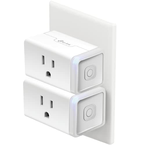 Kasa Smart Plug Mini par TP-Link (HS103P2) - Prise WiFi Smart Home Fonctionne avec Alexa, Echo et Google Home, aucun hub requis, télécommande, 2,4 GHz...