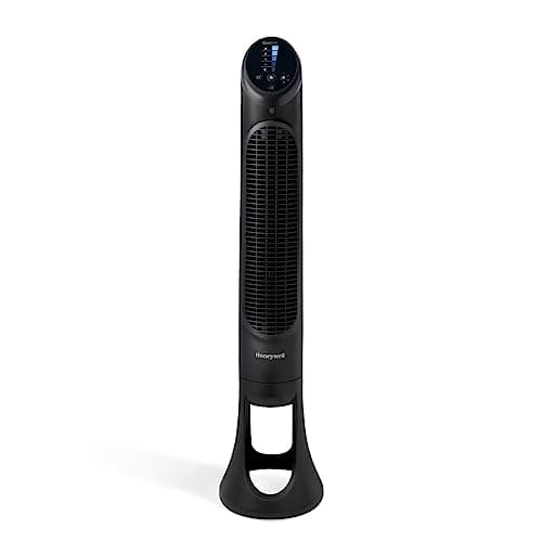Honeywell HYF260BC QuietSet® Whole Room 40” Tall Tower Fan Home, Bedroom, Office, 75° Oscillation, Remote Control, 5 speeds, Slim Profile, Auto...