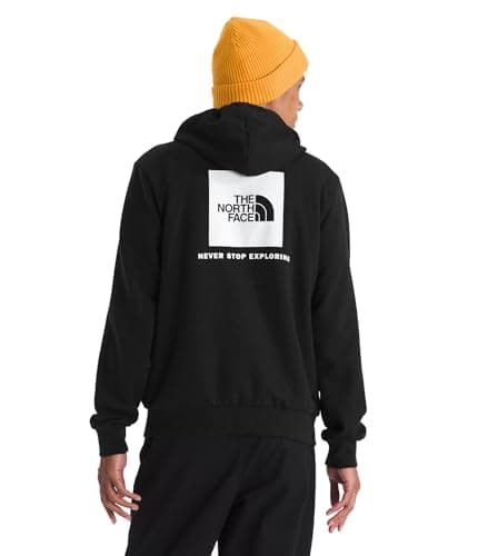 The North Face Evolution Box NSE Sweat à capuche pour homme | Sweat-shirt avec capuche 2 pièces, cordon de serrage réglable, poche kangourou pour les mains, noir TNF, grand
