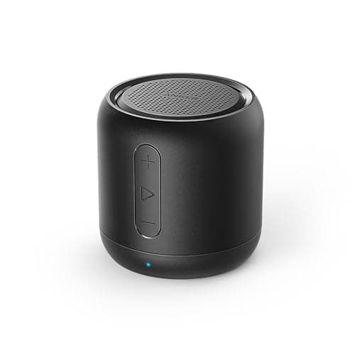 Anker SoundCore mini, haut-parleur Bluetooth super portable avec autonomie de 15 heures (avec radio FM), portée Bluetooth de 66 pieds,...