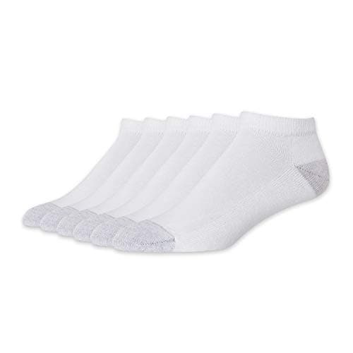 Hanes Cust Low Cut Chaussettes pour hommes, BLANC, 6 US