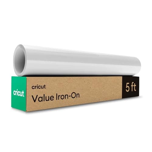 Cricut® Value Iron-On - Blanc (12 po x 5 pi) - Vinyle de transfert thermique HTV