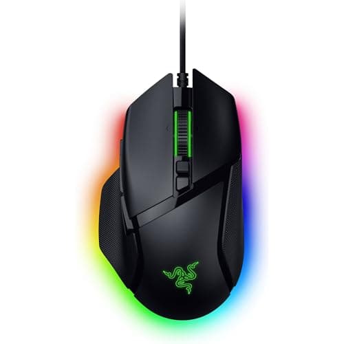 Razer Basilisk V3 35K Wired Ergonomic Gaming Mouse : HyperScroll Tilt Wheel - 35K DPI Optical Sensor Gen 2-13 Customizable Controls - Chroma RGB -...