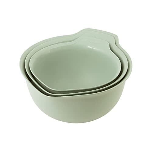 KitchenAid - Mixing Bowls Set of 3, Nesting with Non-Slip Bases