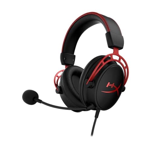 HyperX Cloud Alpha - Casque Gaming, Drivers Double Chambre, Confort Légendaire, Cadre Aluminium, Microphone Amovible, Fonctionne sur PC, PS4, PS5, Xbox...