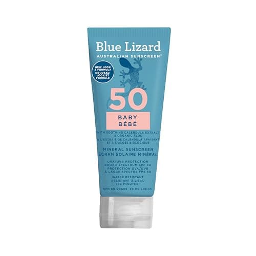 Lotion écran solaire pour bébé Blue Lizard - SPF 50-89 ml