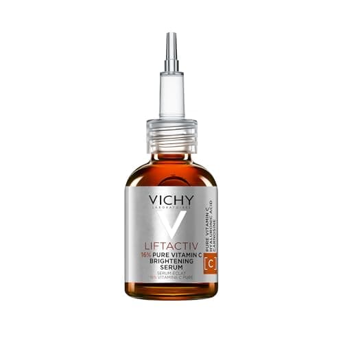 Vichy Sérum Vitamine C pour Visage à l'Acide Hyaluronique et à la Glycérine. Sérum LiftActiv 16 % de vitamine C pure pour une peau plus lumineuse, plus ferme et plus uniforme....