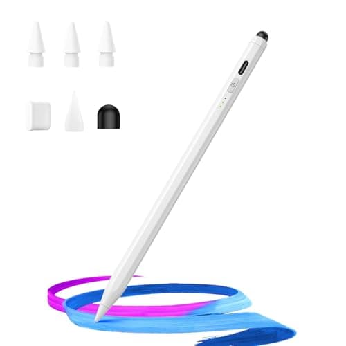 Stylet Hastraith pour iPad (2026-2018), crayon à charge rapide de 13 minutes avec sensibilité d'inclinaison et rejet de la paume pour iPad A16/10/9/8/7/6, Air...