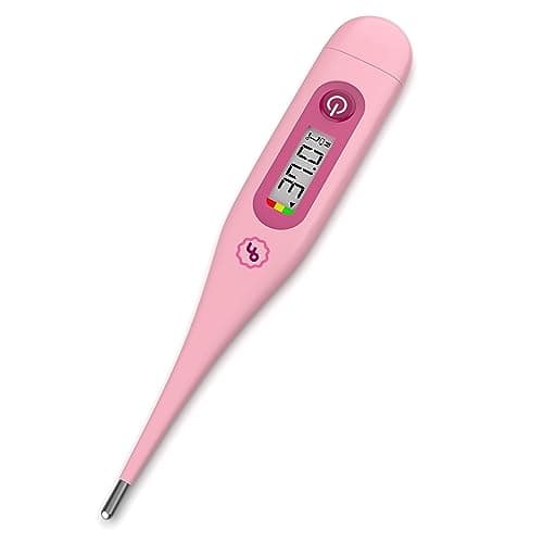Digital Thermometer ByFloProducts – Perfect Baby Thermometer with Accurate Readings and Fever Indicator - Oral Thermometer, Rectal & Underarm with...