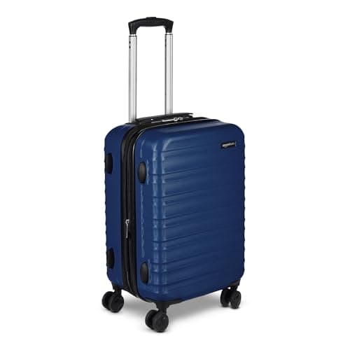 Amazon Basics Bagage à main rigide de 21 pouces, valise rigide avec roulettes, extensible pour jusqu'à 25 % d'espace en plus, avec...