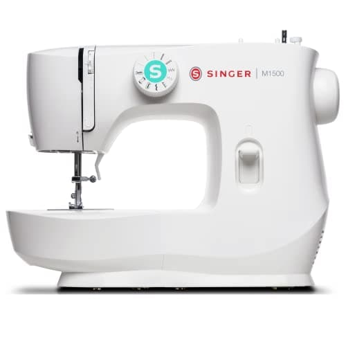 SINGER M1500 Machine à coudre légère et portable avec kit d'accessoires | 57 applications de points, lumière LED et boutonnière en 1 étape | Idéal pour le quilting,...