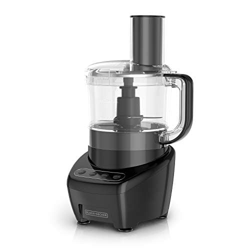 BLACK+DECKER Robot culinaire 3 en 1 8 tasses, multifonctionnel et lavable au lave-vaisselle, noir 450 W, FP4200BC