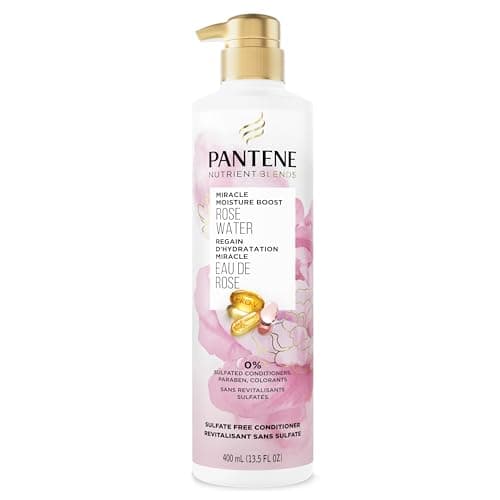Pantene Nutrient Blends Sulfate Free Miracle Moisture Boost with Rose Water Conditioner, 400 mL