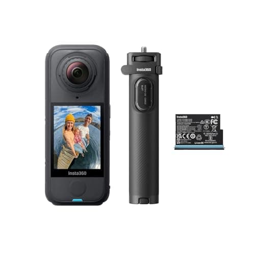 Insta360 X4 Air Travel Bundle - Lightweight 165g 8K 360 Camera, Invisible Selfie Stick, Replaceable Lenses, Shoot First & Frame Later, Built-in...