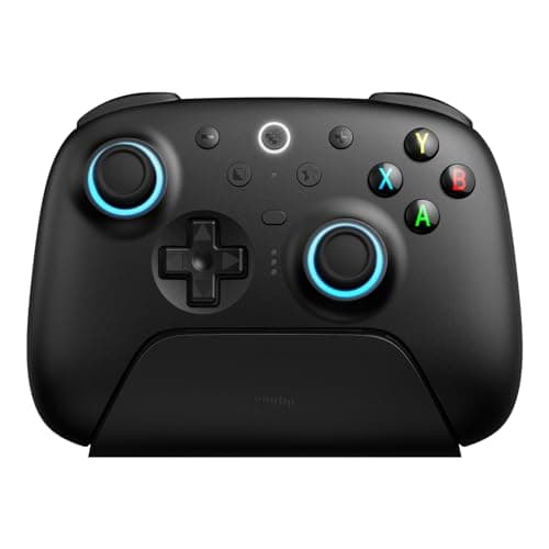 Contrôleur de jeu sans fil 8Bitdo Ultimate 2 avec joysticks TMR, effet Hall/déclencheurs tactiles commutables, technologie sans fil 8 vitesses, station de chargement, RVB...