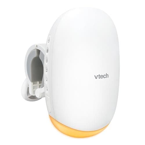 VTech V-Hush™ Rocker Sound & Motion Stroller Soother for gentle rocking motion, with Night Light, BC8611 (White)