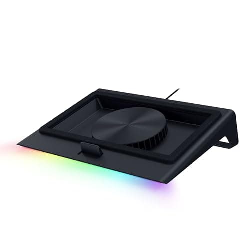 Razer Laptop Cooling Pad Adaptive Smart: Intelligent Fan Control - Airtight Pressure Chamber - Fits Most Laptops & Macbooks 14” to 18" - Preset &...