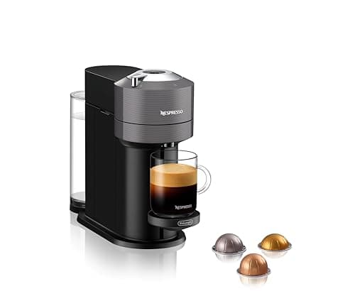 Machine à café et expresso Nespresso Vertuo Next par De'Longhi, gris foncé