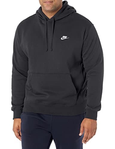 Nike Pull Over Sweat à capuche, Noir/Noir/Blanc, Large