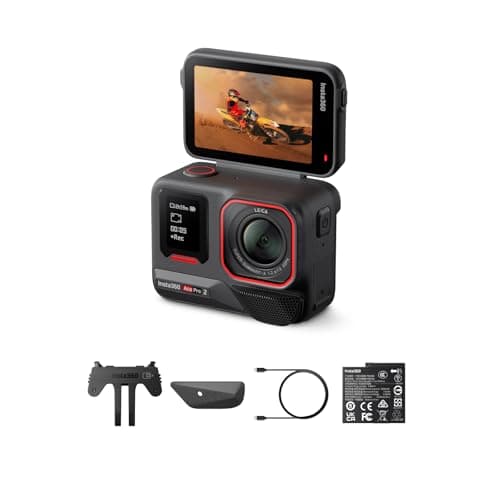 Insta360 Ace Pro 2 Standard Bundle No SD Card- 8K Waterproof Action Camera Co-Engineered with Leica, 1/1.3" Sensor, Dual AI Chip, Leading Low...