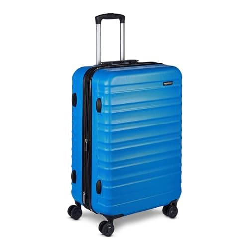 Amazon Basics 26-Inch Hardside Checked Luggage, Hardshell Suitcase With Wheels, Expandable For Up to 15% More Space, With Scratch-Resistant...