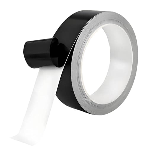 Blackout Tape 1.2 inch x 66 Feet Dark Masking Stickers to Blocking100% of Light, LED Cover Shading Tape for Windows, Electronics, Blinds, Aquarium,...