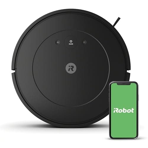 iRobot Roomba Vac Robot Vacuum (Q011) - Power-Lifting Suction, Quieter Cleaning Mode, Multi-Surface Cleaning, Cleans in Neat Rows, Easy to use,...