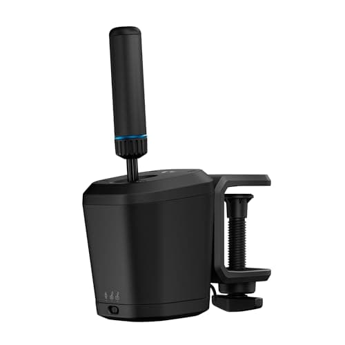 Logitech G RS Sim Racing Shifter and Handbrake With Easy Mode-Switching, Height-Adjustable Handle, and Table Clamp, for G and PRO Series Wheels,...