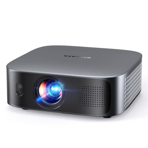 [Short Throw/1200ANSI/Built in Apps] Projector 4K with WiFi and Bluetooth, TOF Auto Focus Keystone Smart Projector for Dolby Audio Home Theater...