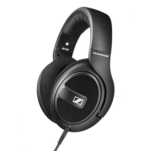 Sennheiser HD 569 - Casque supra-auriculaire fermé avec son détaillé et câble amovible, oreillettes souples remplaçables Noir