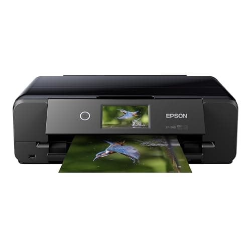 Epson Expression Photo XP-980 Wireless Wide-Format Printer with 6-Colour Claria Ink System, Borderless Printing up to 11" x 17", Fast 4" x 6" Photo...