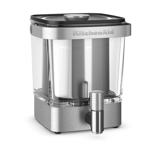 KitchenAid Cafetière à infusion froide de 38 oz, acier inoxydable brossé, KCM5912SX