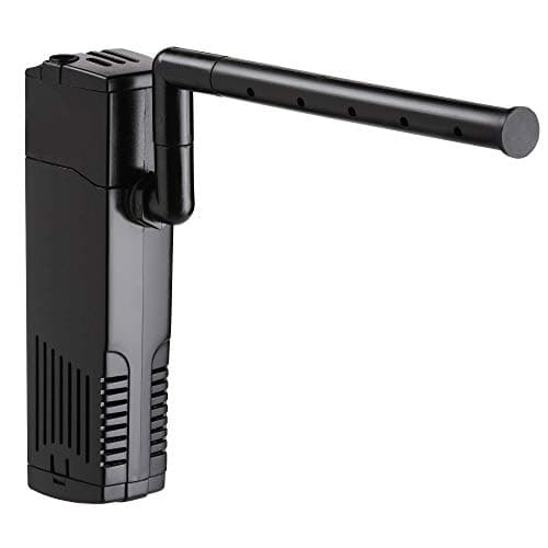 Filtre interne d'aquarium NICREW, filtre électrique submersible à fonctions multiples, système d'aération avec filtre éponge pour aquariums de 10 à 20 gallons,...