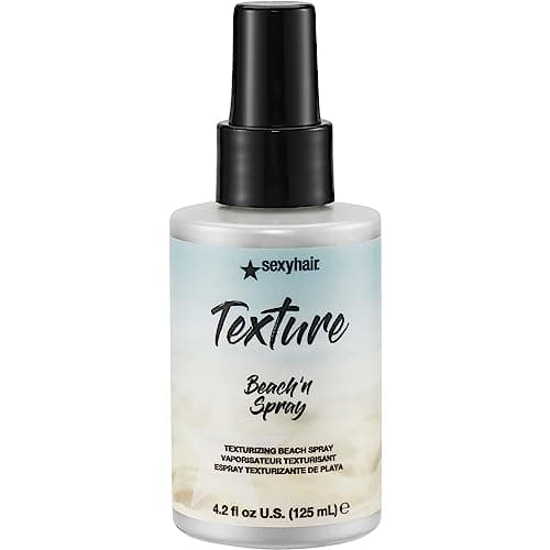 SexyHair Texture Beach'n Spray Spray de plage texturisant, 4,2 oz | Maintient la brillance naturelle | Résistance à l'humidité jusqu'à 24 heures | Tous types de cheveux