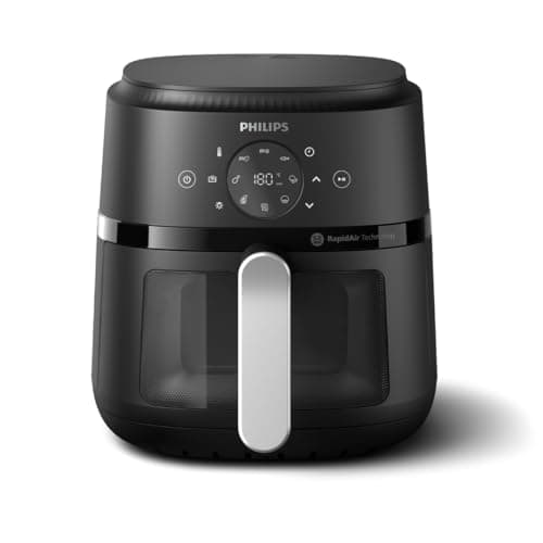 Philips Air Fryer 2000 Series - 13-in-1 functions, 6.2L, Compact Design with Cooking Window, Black, (NA231/00)
