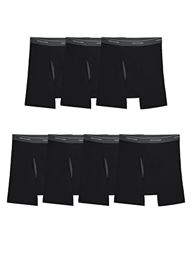 Fruit of the Loom Coolzone Boxer pour homme (couleurs assorties), lot de 7 – Noir, XL
