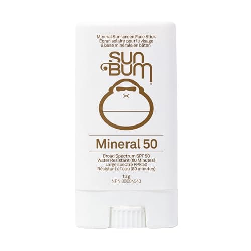 Sun Bum Mineral Spf 50 Sunscreen Face Stick | Vegan and Reef friendly (Octinoxate & Oxybenzone Free) Broad Spectrum Natural Sunscreen with Uva/uvb...