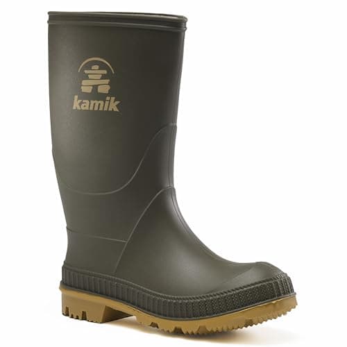 Kamik Stomp Bottes de pluie pour enfants, bottes pour enfants 100 % imperméables