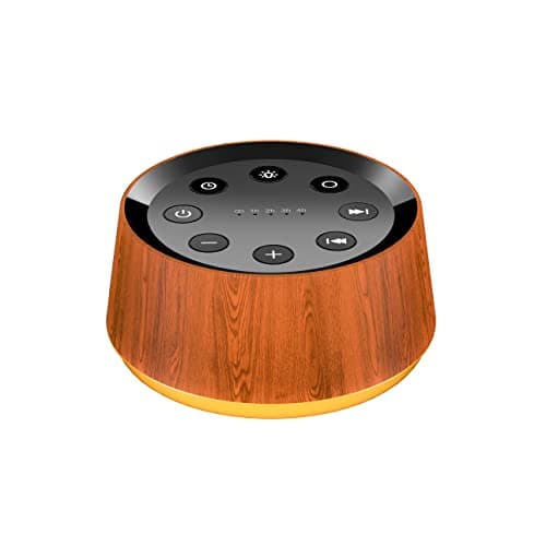 BrownNoise Sound Machine 30 Soothing Sounds with 12 Colors Night Light White Noise Machine for Adults Baby Kids Sleep Machine with 36 Volume Levels...