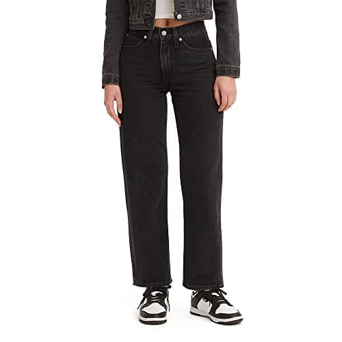 Levi's Women's 94 Baggy, (New) Black Stonewash, 27