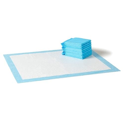 Amazon Basics Tapis absorbants robustes pour pipi pour chiens et chiots avec conception anti-fuite à 5 couches et surface à séchage rapide pour l'apprentissage de la propreté, X-Large, 10...