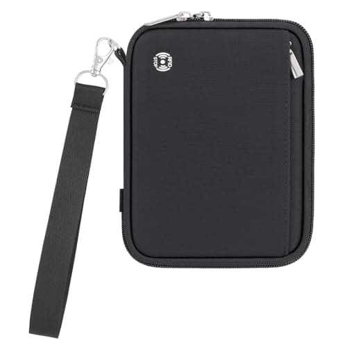 WALNEW Passport Holder Family for 4, RFID Blocking Travel Wallet Women Men, Lightweight Zipper Document Organizer Pouch Bag Credit Cards Case Cover...